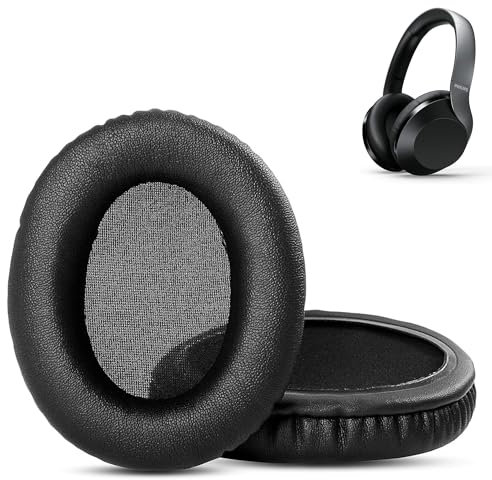 Almohadillas de Repuesto HTINDUSTRY compatibles con los Auriculares Philips PH805 TAPH805BK PH802 TAPH802BK H8506 TAH8506BK Almohadillas de Piel con proteínas más Blandas/Espuma con Memoria