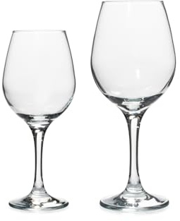 Pasabahce Lot de 12 verres calici ambré (6 calici bianco+6 calici rosso)