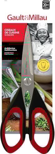 GAULT&MILLAU - Forbici da cucina in acciaio inox - Versatili e robusti - Ideali per tagliare carne ed erbe - Confezione da 1