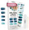 MOYOU LONDON Semi Cured Gel Nail Strips - 20 Pcs. Nail Wraps for Salon-Quality Manicure - Works with Any UV Lamp - Easy to Apply, Trim, & Remove Gel Stickers