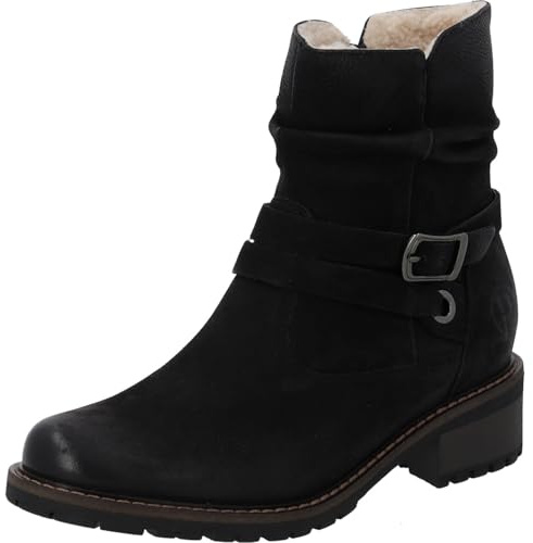 Palado Damen Stiefeletten Fayeth – elegante Boots aus Rindsleder – warm gefütterte Stiefel – modische Winterschuhe