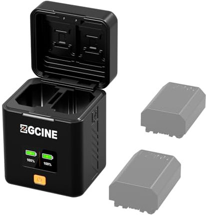 ZGCINE PS-FZ100 Boîtier de chargement de batterie pour appareil photo NP-FZ100