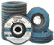MOGRQAP 20 Pack Angle Grinder Discs, 125mm Flap Discs 40 Grit Grinder Sanding Discs for Polishing Metal Wood Steel