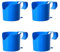 Lansls Portabicchieri Piscina, 4 Pezzi Portabicchieri Da Piscina In Plastica Supporto Multifunzionale Per Bevande a Bordo Piscina, Portabevande Per Piscina Facile Da Appendere Per Bibite, Snack