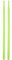 Toddmomy 2 Pièces Baguettes Lumineuses Fluorescentes Nylon de Bâtons de Batterie Idéaux pour Débutants et Performances Scéniques Vert Fluo