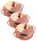 Gatuida 3 Piezas Mini Olla de Estofado para Casa de Muñecas Accesorios de Cocina Miniatura para Decorar Cocinas de Juguete Olla de Vintage para Niñas