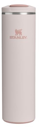 STANLEY 1913 Transit Flip Top Mug 0.6L - Rose Quartz | Keeps 6 Hours Hot - 12 Hours Cold - Leakproof - Dishwasher Safe - Car Cup Holder Compatible