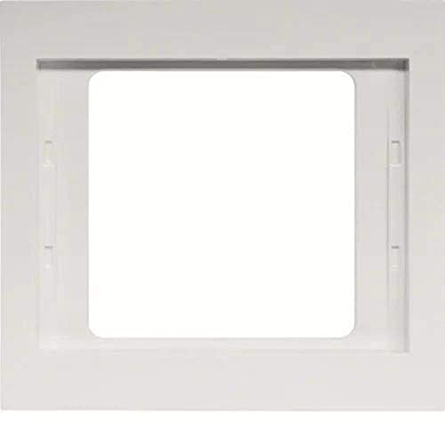 Hager K1 – Rahmen 1 Element Weiß Polar