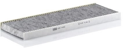 MANN-FILTER CUK 4151 Cabin Air Filter - Pollen Filter with Activated Carbon - for Cars + Transporters