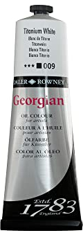 Daler-Rowney Georgian 225ml Peinture à l'huile - Titanium Blanc