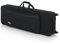Gator Rigid EPS Foam Lightweight Case with Wheels for Slim 61 Note Keyboards