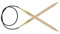 KnitPro K35322 Rundstricknadel, Birkenholz, Braun, 60 cm x 6 mm