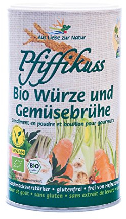 Pfiffikuss Bio Würze und Gemüsebrühe Dose 250g