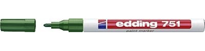 Lackmarker edding 751, ca. 1,0-2,0mm, grün