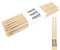 keepdrum 5A Hickory Drumsticks Schlagzeug-Stöcke Wood 12 Paar
