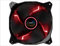 Lepa LPBOL12R-R Quiet PWM Gehäuselüfter, PC-Gehäuse, 120 mm, LED, Rot