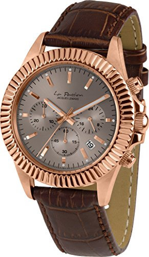 Jacques Lemans Unisex-Armbanduhr La Passion Analog Quarz Leder LP-111D