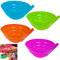 4 Sippy Bowls - Plastic Bowls with Built in Straw - Green, Blue, Orange & Purple