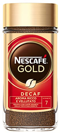 NESCAFÉ Gold Decaf Caffè Solubile Decaffeinato, Barattolo 200g
