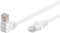 electrosmart® RJ45 CAT 5e Ethernet Cable Straight to 90 Degree Right Angled Connector – Colour: White (2m)