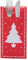Sovie HOME Besteckservietten White Tree in Rot aus Linclass® Airlaid, Weihnachtsbesteckserviette stoffähnlich, ideal für Advent Weihnachten Weihnachtsfeiern, 40x40 cm 1/8 Falz, 12 Stück