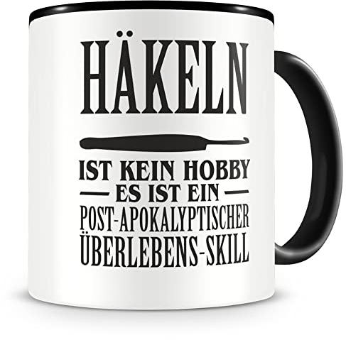 Samunshi® Häkeln ist kein Hobby Tasse Kaffeetasse Teetasse Kaffeepott Kaffeebecher Becher