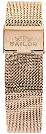 Sailor Damen Herren Edelstahl Armband Style Rosegold o. Silber BSL101-2019-20, Breite Armband:20mm (normal), Farbe Edelstahl:Rosègold
