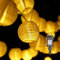 Gresonic Lichterkette Lampion/Laternen Deko für Garten Weihnachten Party Hochzeit Innen und Außen mit dem Stecker (30LED Netzanschluss, Warmweiss)
