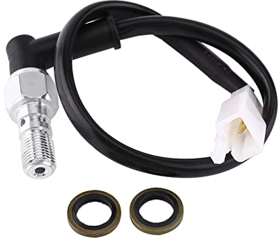 Interruttore luce pressione freno idraulico posteriore universale moto, 10x1,25 mm 10x1 per moto scooter ciclomotore dirt bike ATV(10 * 1.25MM)