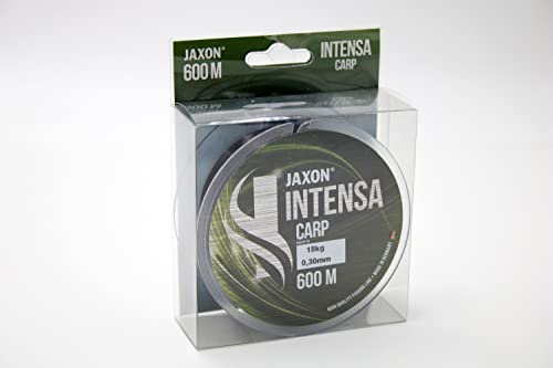 Jaxon - Bobina di filo per pesca alla carpa, 600 m, marrone, 0,30mm / 18kg