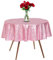 HMQIANG Rose Pink Pailletten Tischdecke 127 cm rund glitzernde Glitzer Tischdecke Overlays für runde Tische Hochzeit Brautparty Geburtstag Party Abschlussball Dekorationen