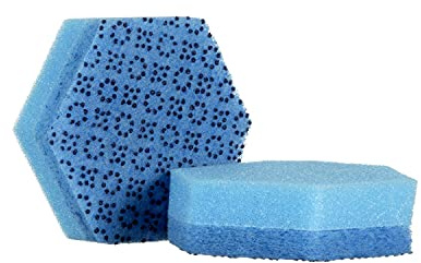 3M Scotch-Brite 3001HEX Anti-Kratz-Reinigungsschwamm, 98mm x 113mm, Blau, 16 Stück