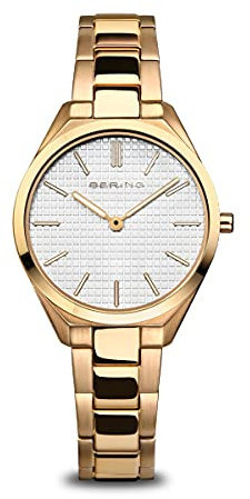 BERING Damen Uhr analog Quarzwerk mit Edelstahlarmband 17231-734