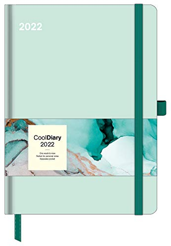 Pastel Mint 2022 - Diary - Buchkalender - Taschenkalender - 16x22: Cool Diary