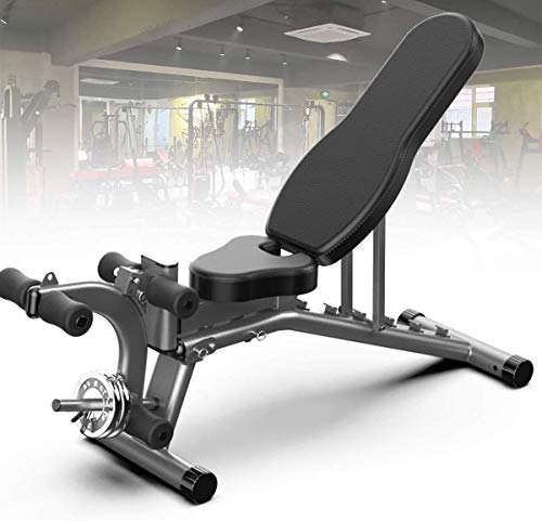 FZYE Zusammenklappbare 90 ° Sit-Ups, verstellbare Neigungs-Klappbank, Hantelbank mit Beinstrecker und Beinbeuge für Heim-Fitness-Bauchübungen, Flache Neigungsneigung, Mehrzweck (Nicht a