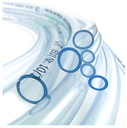 PVC Schlauch Aquariumschlauch Wasserschlauch Luftschlauch Lebensmittel konform Innen-Ø 10 mm, Außen-Ø 13 mm, 1,5 bar, Länge 10 m