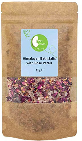 Himalayan Bath Salts with Rose Petals by Busy Beans (1kg)