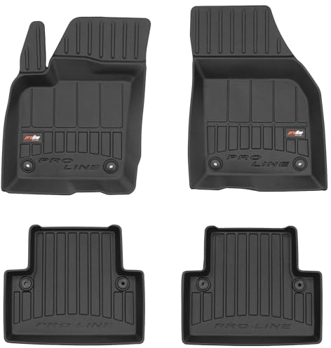MOTOS Gummimatten Auto Fussmatte passend für Volvo V50 2004-2012 Verbessern Sie Ihren Reisekomfort mit Antirutschmatte Auto 3D- Allwetter fußmatten Auto, Schutz vor Verschmutzung