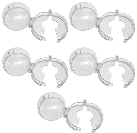 Gasherd -Deckungs -Kocher Top -Abdeckung, Herdknaufabdeckungen, 5pcs Kinderbaby Proof Schutz Heimküchenkocher Gasherd Sicherheitsknopf Wächter Universal Ofenabdeckung for Heimkinderküche for Heimatbab