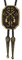 DELIGUO Bolo Ties Krawatte Für Herren - Western-Cowboy-Sexsymbol, Männlicher Und Weiblicher Anhänger Mit Lederkordel, Persönlichkeit, Vintage-Halskette, Kostümzubehör, Bronze, Einheitsgröße