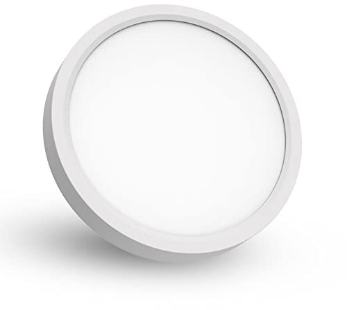 T-SUN Bathroom Lights Ceiling, 12W 1080LM Round LED Ceiling Light, 6000K,100W Equivalent, Small, Dome, Waterproof Modern LED Flush Mount Ceiling Lamp for Bedroom, Toilet, Porch, Utility Room [ 1 Pack]