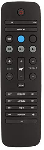 Télécommande de Barre de Son de Remplacement pour Haut-Parleur de Barre Fidelio HTL9100 HTL5120 HTL7180 YKF297 006