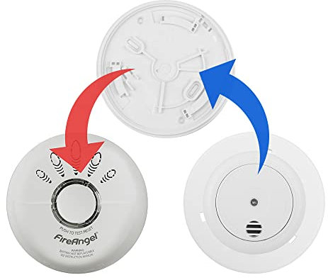 Replacement Alarm for FireAngel SI-610 10 Year Sealed Battery Optical Smoke Alarm - UltraFire ULLS10