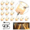 SUBOSI Lot de 16 Spot Encastrable Exterieur DC12V Ø30mm 0.6W IP67 Spot Led Extérieur Encastrable Pour Terrasse Enterré Plafonnier,LED Spot terrasse exterieur encastrable