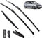 , Für Opel, Für Zafira B 2005 2006 2007 2008 2009 2010 2011 Wischer vorne hinten Wischerblätter Windschutzscheibe Windschutzscheibe Fenster 28+22+14 Scheibenwischer