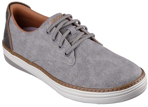 Skechers Men's Hyland Ratner Trainer, Taupe, 9 UK