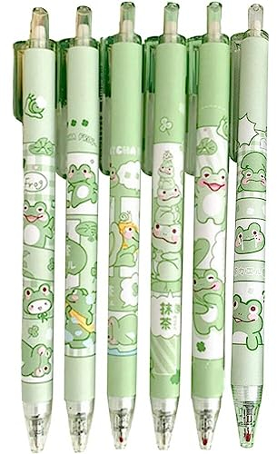 Funny Gel Pen Set Niedliche Frosch Retractable Stifte Schwarze Tinte Stifte Neuheit Stifte Funny Office Stationery Geschenke