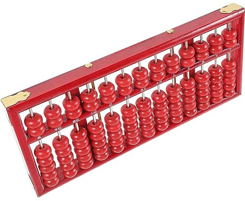 TOYANDONA Holzabakus Soroban Werkzeug Abakus Im Vintage-Stil Chinesischer Holzabakus Holzspielzeug Chinesisch-japanischer Taschenrechner Retro-sroban-rechner Kind Massivholz China Hölzern