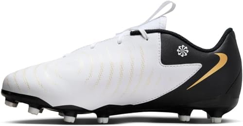 Nike Phantom Gx II Academy, Scarpe da Calcio, White Black Mtlc Gold Coin, 38 EU