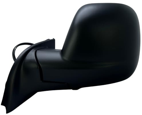 Spieg Außenspiegel Links für Peugeot Partner Rifter | Citroën Berlingo | Toyota Proace City | Opel Combo 2019-2023 Manuell Einklappbar, Schwarz, 5 PIN (Fahrerseite)